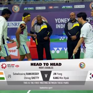 2025年 印度公开赛 萨维克赛拉吉·兰基雷迪&奇拉格·钱德拉谢卡尔·谢蒂[印度] vs [韩国]真龙&姜珉赫
