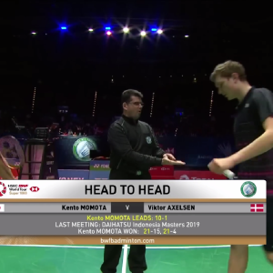 2019年 全英公开赛 桃田贤斗[日本] vs [丹麦]安塞龙