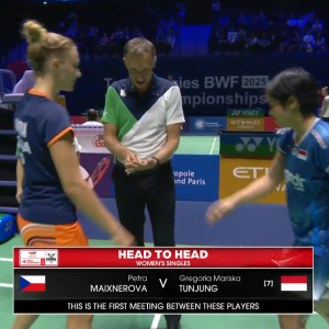 2025年 世界锦标赛 佩特拉·迈克斯内洛娃[捷克] vs [印尼]格蕾戈丽亚·玛丽斯卡·东宗