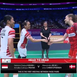2025年 苏迪曼杯 法布里安娜·德维普吉·库苏马&阿玛莉亚·卡哈亚·普拉蒂维[印尼] vs [丹麦]&莱恩·克里斯托弗森