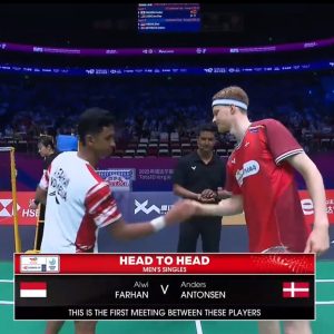 2025年 苏迪曼杯 阿尔维·法汉[印尼] vs [丹麦]安德斯·安东森