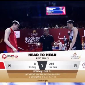 2025年 印尼公开赛 李诗沣[中国] vs [中国台北]周天成