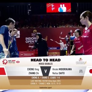 2025年 印尼公开赛 程星&张驰[中国] vs [日本]绿川大辉&斋藤夏