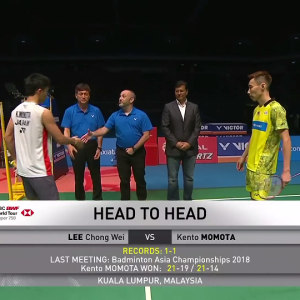 2018年 马来西亚公开赛 桃田贤斗[日本] vs [马来西亚]李宗伟