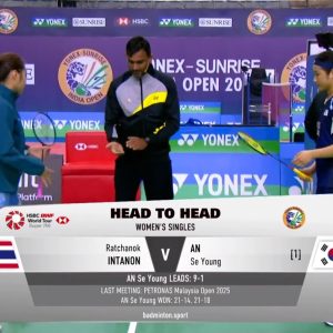 2025年 印度公开赛 拉差诺·因达农[泰国] vs [韩国]安洗莹