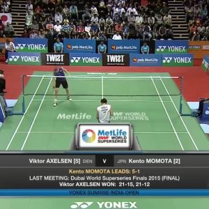 2016年 印度公开赛 安赛龙[丹麦] vs [日本]桃田贤斗