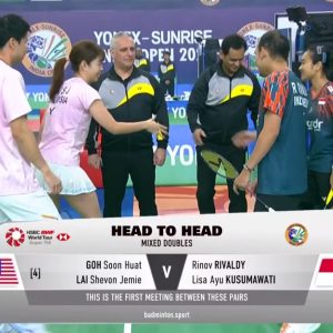 2025年 印度公开赛 吴埙阀&赖洁敏[马来西亚] vs [印尼]里诺夫·里瓦尔迪&莉萨·阿尤·库苏马瓦蒂