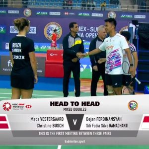 2025年 印度公开赛 麦斯·维斯特加德&克莉斯汀·布施[丹麦] vs [印度]德扬·费迪纳夏&茜蒂·法迪亚·席尔瓦·拉马丹蒂