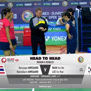2025年 印度公开赛 本雅帕·艾姆萨德&伦塔卡恩·艾姆萨德[泰国] vs [韩国]白荷娜&李绍希
