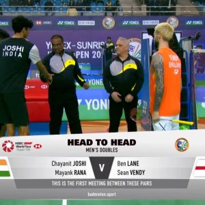 2025年 印度公开赛 查亚尼特·乔希&马扬克·拉纳[印度] vs [英格兰]本·莱恩&肖恩·文迪
