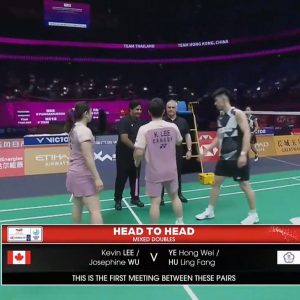 2025年 苏迪曼杯 凯文·李&吴宛菱[加拿大] vs [中国台湾]叶宏蔚&胡绫芳