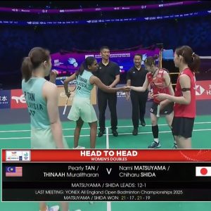 2025年 苏迪曼杯 陈康乐&蒂娜·穆拉利塔兰[马来西亚] vs [日本]松山奈未&志田千阳