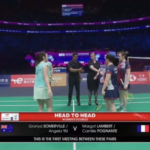 2025年 苏迪曼杯 玛格特·兰伯特&卡米尔·波格南特[法国] vs [澳大利亚]康荣雅&于亚杰