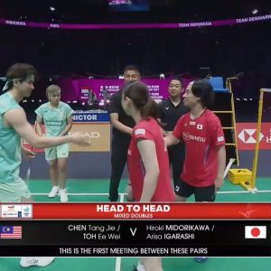 2025年 苏迪曼杯 五十岚有纱&绿川大辉[日本] vs [马来西亚]陈堂杰&杜颐沩