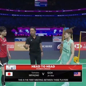 2025年 苏迪曼杯 宫崎友花[日本] vs [马来西亚]吴堇溦