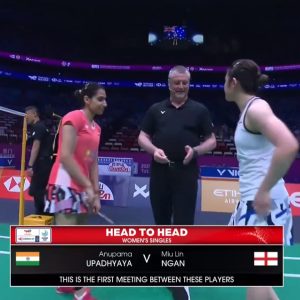 2025年 苏迪曼杯 阿努帕玛·乌帕迪亚雅[印度] vs [英格兰]颜妙年