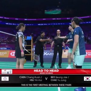 2025年 苏迪曼杯 陈政宽&许尹鏸[中国台北] vs [韩国]徐承宰&蔡侑玎