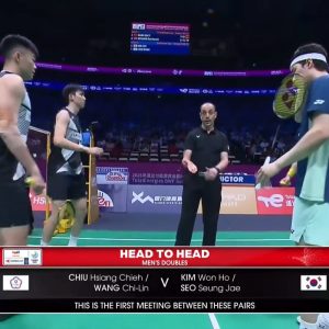 2025年 苏迪曼杯 金元浩&徐承宰[韩国] vs [中国台北]邱相榤&王齐麟