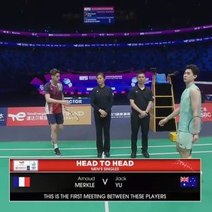 2025年 苏迪曼杯 阿诺·梅克尔[法国] vs [澳大利亚]于亚贝