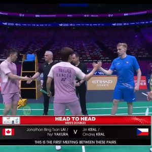 2025年 苏迪曼杯 赖炳瓒&矢仓尼尔[加拿大] vs [捷克]伊日·克拉尔&翁德雷·克拉尔