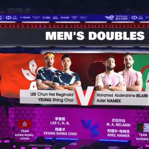 2025年 苏迪曼杯 李晋熙&杨盛才[中国香港] vs [阿尔及利亚]贝拉尔比&阿德尔·哈梅克