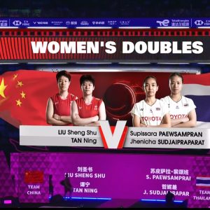 2025年 苏迪曼杯 刘圣书&谭宁[中国] vs [泰国]苏皮萨拉·裴颂班&哲妮差
