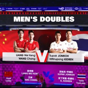 2025年 苏迪曼杯 梁伟铿&王昶[中国] vs [泰国]苏帕克·乔姆科&吉丁努蓬·凯德伦