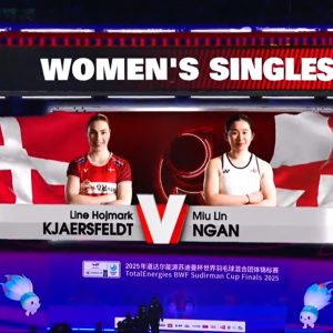 2025年 苏迪曼杯 莱恩·霍伊马克·杰克斯菲德[丹麦] vs [英格兰]颜妙年