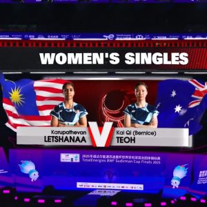 2025年 苏迪曼杯 卡鲁帕特万· 蕾莎娜[马来西亚] vs [澳大利亚]张凯淇