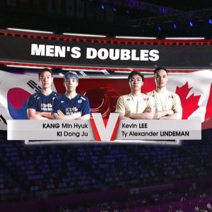 2025年 苏迪曼杯 姜珉赫&奇东柱[韩国] vs [加拿大]凯文·李&亚历山大·林德曼