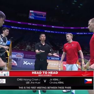 2025年 苏迪曼杯 邱相榤&李哲辉[中国台北] vs [捷克]伊日·克拉尔&翁德雷·克拉尔