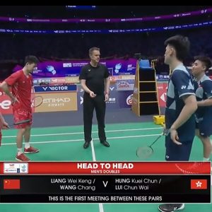 2025年 苏迪曼杯 梁伟铿&王昶 [中国] vs [中国香港]洪魁骏&吕俊玮