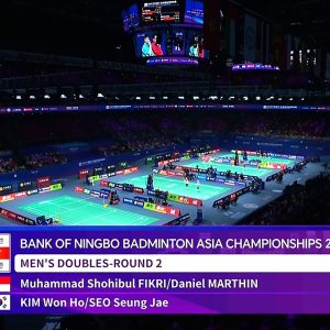 2025年 亚洲锦标赛 穆罕默德·肖希布·菲克里&丹尼尔·马丁[印度尼西亚] vs [韩国]金元浩&徐承宰
