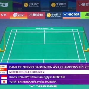 2025年 亚洲锦标赛 里诺夫·里瓦尔迪&皮塔·哈宁蒂亚斯·门塔里[印度尼西亚] vs [日本]霜上雄一&保原彩夏