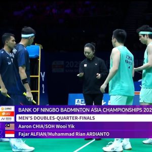 2025年 亚洲锦标赛 谢定峰&苏伟译[马来西亚] vs [印度尼西亚]法贾尔·阿尔菲安&穆罕默德·里安·阿迪安托