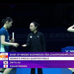 2025年 亚洲锦标赛 沈有振[韩国] vs [日本]仁平菜月