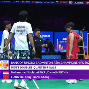 2025年 亚洲锦标赛 穆罕默德·肖希布·菲克里&丹尼尔·马丁[印度尼西亚] vs [中国]梁伟铿&王昶