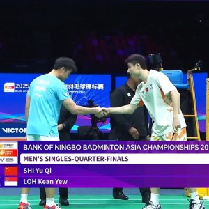 2025年 亚洲锦标赛 石宇奇[中国] vs [新加坡]骆建佑