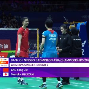 2025年 亚洲锦标赛 高昉洁[中国] vs [日本]宫崎友花