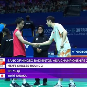 2025年 亚洲锦标赛 石宇奇[中国] vs [日本]田中涌士