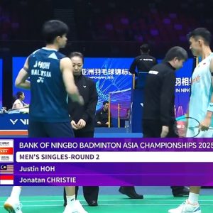 2025年 亚洲锦标赛 贺首维[马来西亚] vs [印尼]乔纳坦·克里斯蒂
