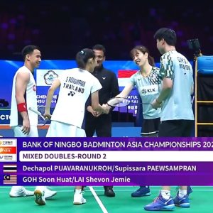 2025年 亚洲锦标赛 德差波·保乌拉努科&苏皮萨拉·帕维斯坦帕[泰国] vs [马来西亚]吴埙阀&赖洁敏