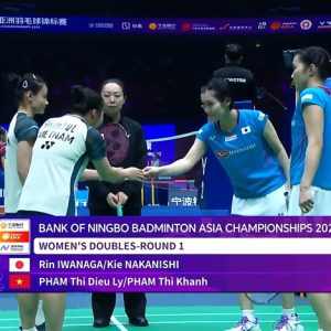 2025年 亚洲锦标赛 岩永铃&中西贵映[日本] vs [越南]范氏妙丽&范氏庆