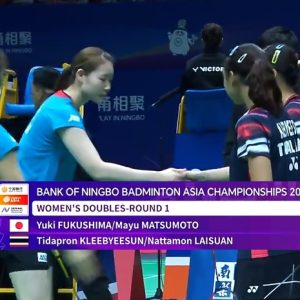 2025年 亚洲锦标赛 福岛由纪&松本麻佑[日本] vs [泰国]提达普龙·克利比松&纳塔蒙·莱苏安