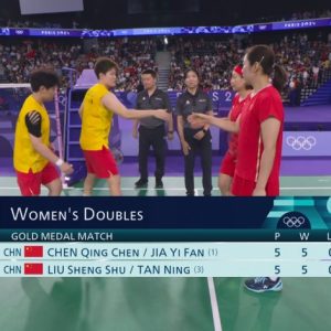2024年 奥运会 陈清晨&贾一凡[中国] vs [中国]刘圣书&谭宁