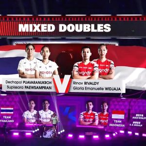 2025年 苏迪曼杯 德差波·保乌拉努科&苏皮萨拉·帕维斯坦帕[泰国] vs [印尼]里诺夫·里瓦尔迪&格罗里亚·埃马努埃莱·维德佳佳