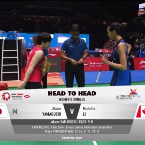 2025年 新加坡公开赛 山口茜[日本] vs [加拿大]李文珊