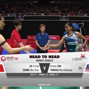 2025年 新加坡公开赛 贾一凡&张殊贤[中国] vs [马来西亚]陈康乐&蒂娜·穆拉利塔兰