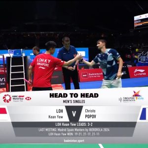 2025年 新加坡公开赛 骆建佑[新加坡] vs [法国]克里斯托·波波夫