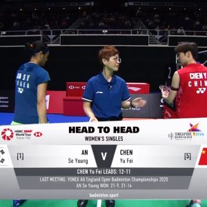 2025年 新加坡公开赛 安洗莹[韩国] vs [中国]陈雨菲